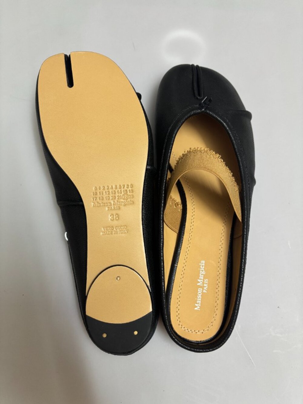 Maison Margiela Tabi Leather Espadrilles - Picture 3 of 5